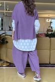 Made in Italy Cooper Needlecord Cap Sleeve Jacket Dewberry